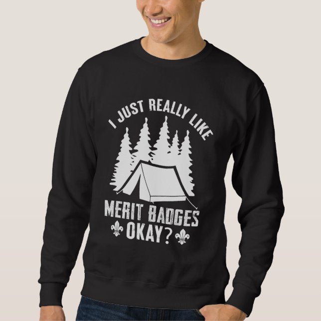 Sweatshirt Éclaireur pour filles garçons  Dirigeant scout 5 (Devant)