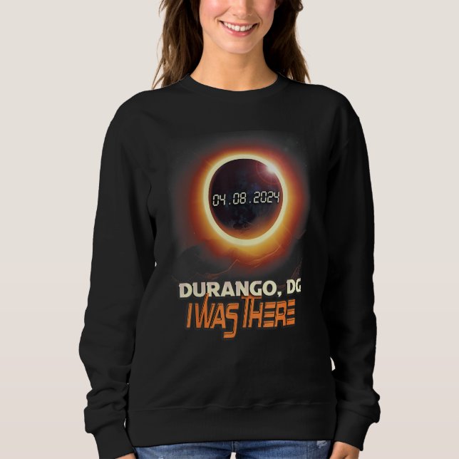 Sweatshirt Éclipse solaire totale Durango Mexique (Devant)