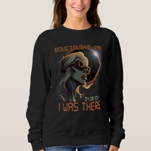 Sweatshirt Éclipse solaire totale Fille blonde Bouctouche NB