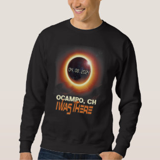 Sweatshirt Éclipse solaire totale Ocampo Coahuila Mexique