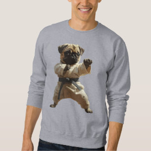 Sweatshirt École de karaté Pug