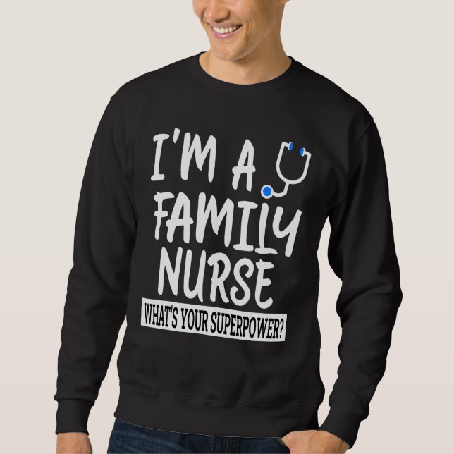 Sweatshirt École de soins infirmiers et médecine (Devant)