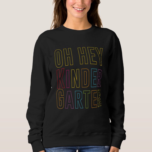 Sweatshirt École maternelle Back to School for Teacher An (Devant)