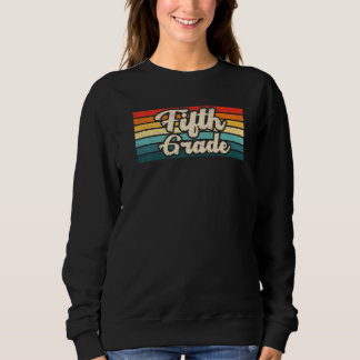 Sweatshirt École pour enfants de la 5e année vintage