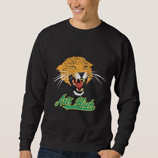 Sweatshirt École secondaire d'arts Jaguar (Devant)