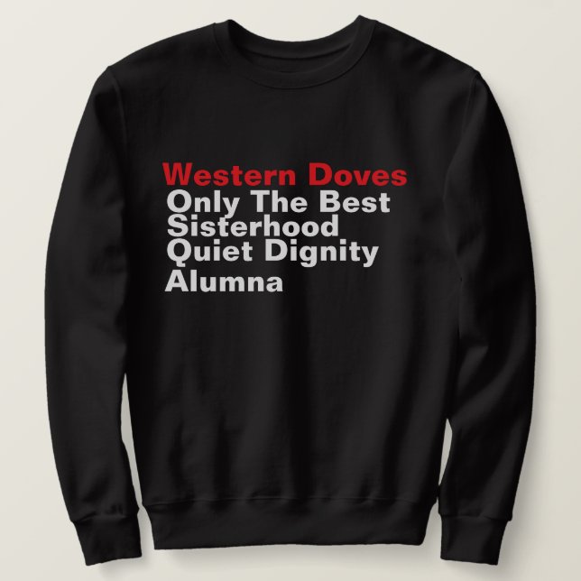 Sweatshirt École secondaire de l'Ouest Baltimore (Design devant)