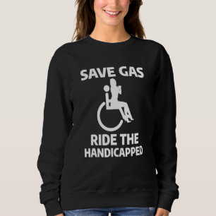 Sweatshirt Économisez La Marche Du Gaz Les Amputati De Jambe 