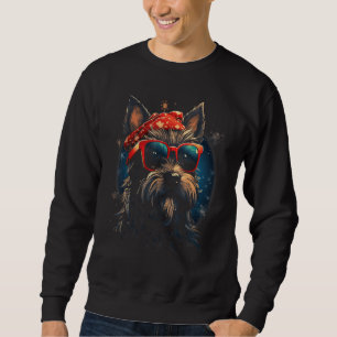 Sweatshirt Écossais Terrier Chien de Noël Tee - shirts graphi
