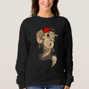 Sweatshirt Écouter le singe
