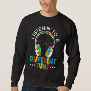Sweatshirt Écouter une mélodie différente Autiste Sensibilisa