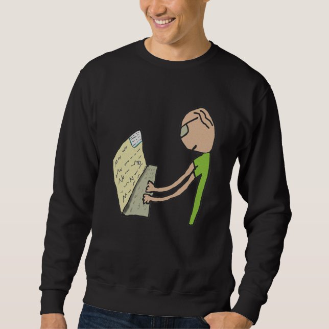 Sweatshirt Écriture de l'auteur (Devant)