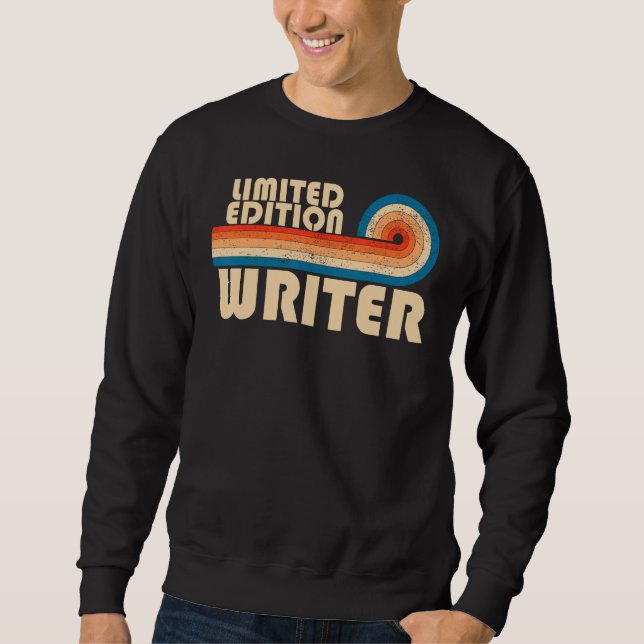 Sweatshirt ÉCRIVAIN Funny Titre du travail Profession Travail (Devant)