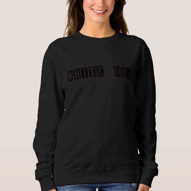 Sweatshirt Écrivez Sur L'Écrivain Papa Blague, L'Auteur Pun,  (Devant)