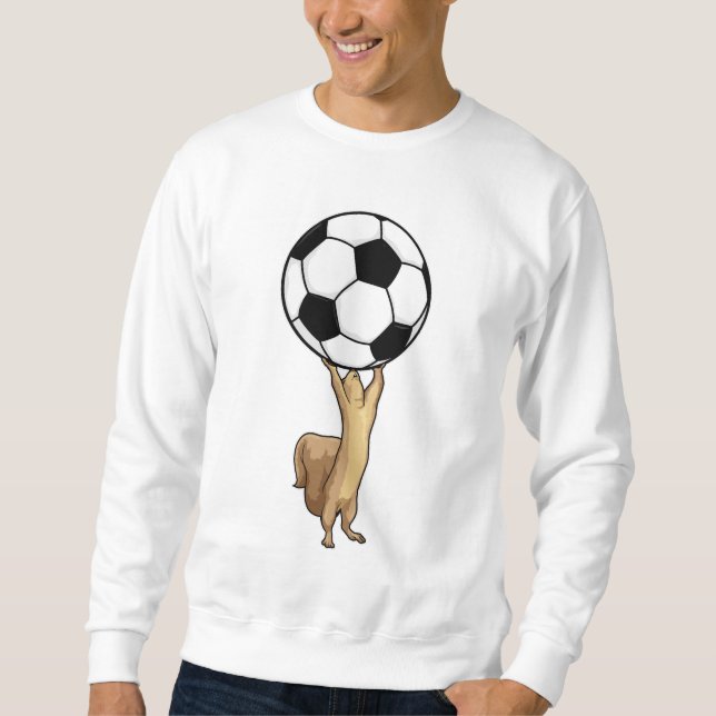 Sweatshirt Écureuil avec balle de football (Devant)