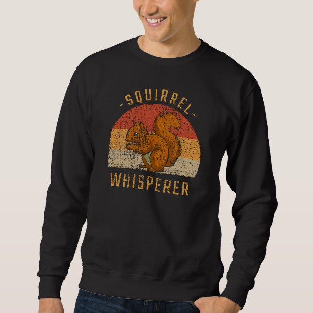 Sweatshirt Écureuil - Chuchoteur d'écureuils (Devant)