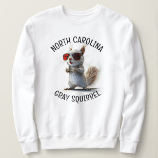 Sweatshirt Écureuil gris de Caroline du Nord