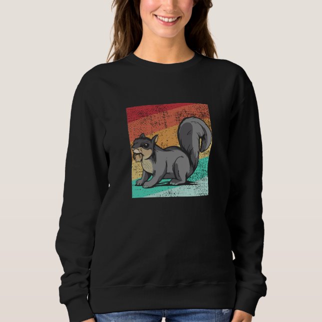 Sweatshirt Écureuil Rétro (Devant)