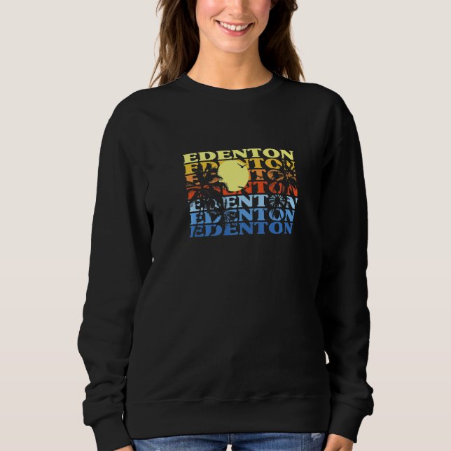 Sweatshirt Edenton North Carolina Beach Nc Beach Bum (Devant)