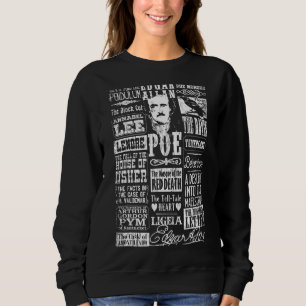 Sweatshirt Edgar Allan Poe Poèmes Citations Corbeau Littératu