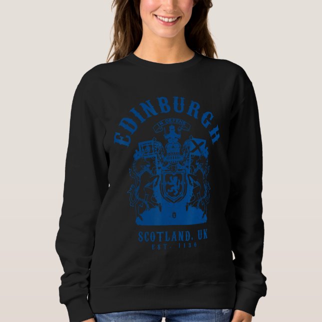 Sweatshirt Edimbourg Ecosse Royaume-Uni Vintage écossais (Devant)