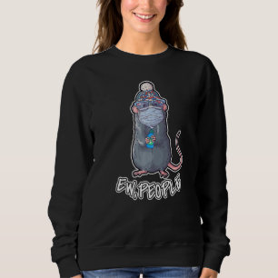 Sweatshirt Édition Hiver Ew Personnes Disant Que Le Rat De Co