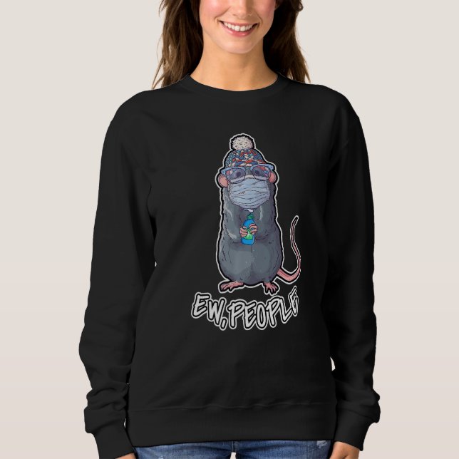 Sweatshirt Édition Hiver Ew Personnes Disant Que Le Rat De Co (Devant)