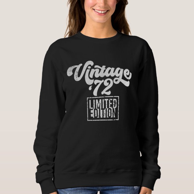 Sweatshirt Édition Limitée - Millésime 1972 (Devant)