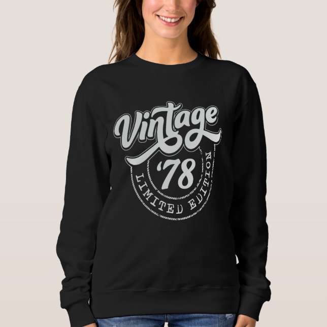 Sweatshirt Édition Limitée - Millésime 1978 (Devant)