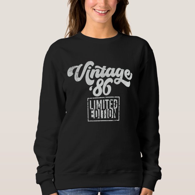 Sweatshirt Édition Limitée - Millésime 1986 (Devant)