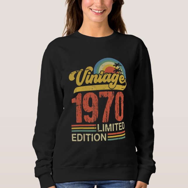 Sweatshirt Édition limitée rétro vintage 1970 (Devant)