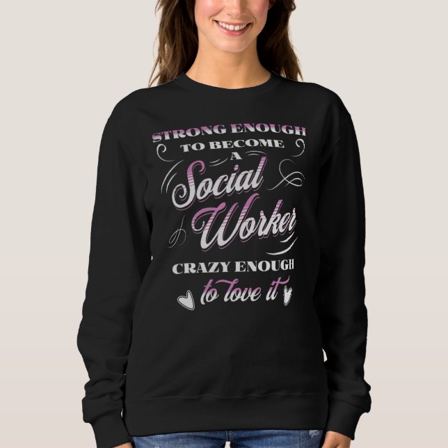 Sweatshirt Éducation cool D'Une Forte Conception De Travaille (Devant)