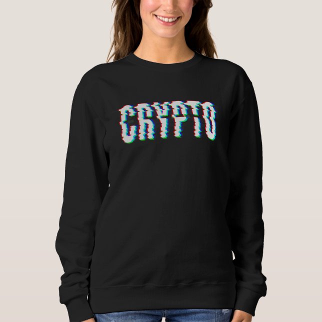 Sweatshirt Effet cristallisé (Devant)