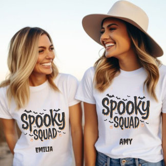 Sweatshirt Éffrayant Halloween Nom personnalisé Chemise pour