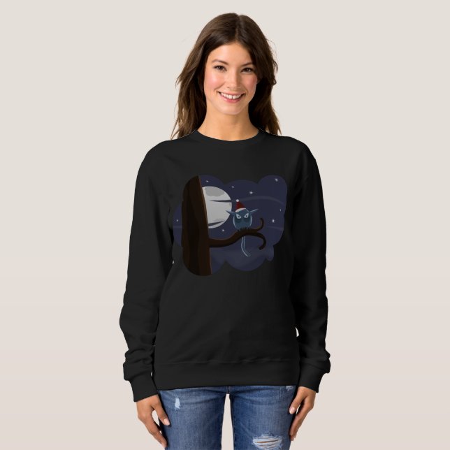 sweatshirt effrayante de noël owomens (Devant entier)