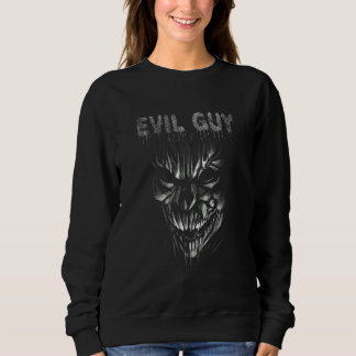 Sweatshirt Effrayer les gens avec un type maléfique crâne eff