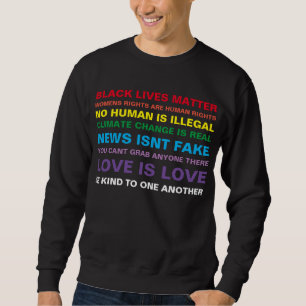 Sweatshirt égalité, la vie des noirs est importante, fiert