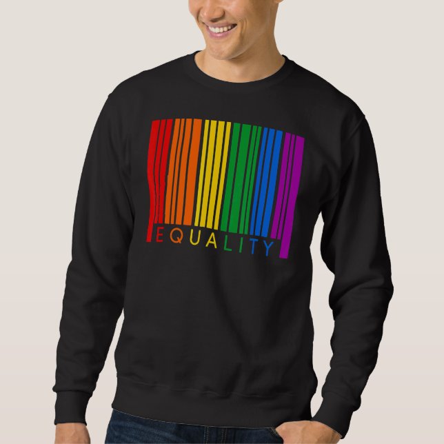 Sweatshirt Égalité Rainbown Égalité Des Droits Lgbtq Ally Lgb (Devant)