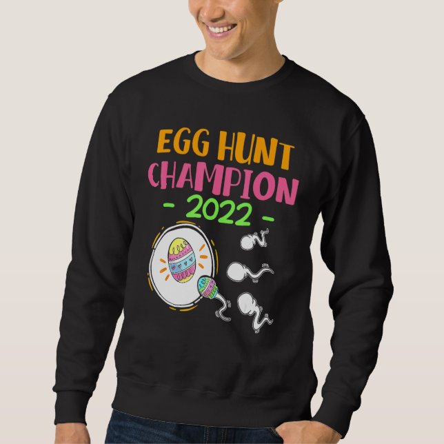 Sweatshirt Egg hunt champion 2022 (Devant)