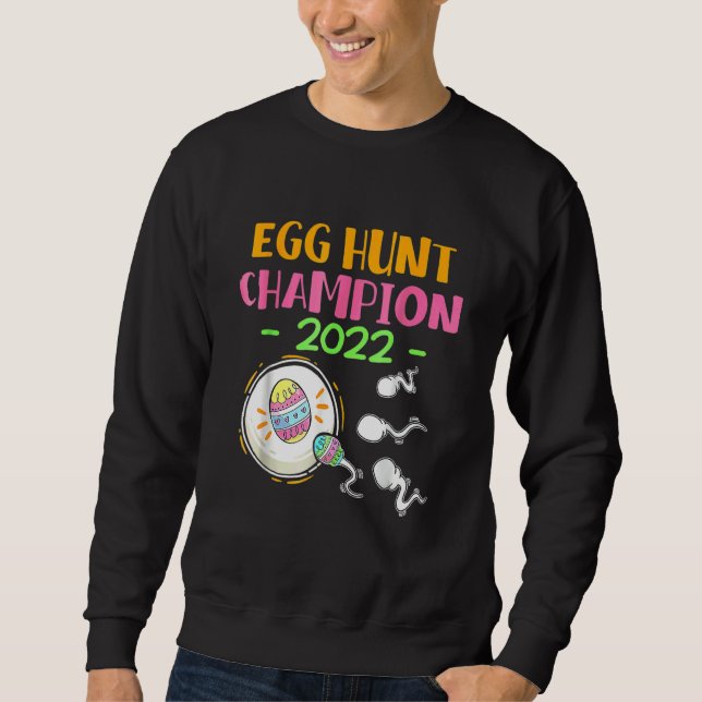 Sweatshirt Egg hunt champion 2022 (Devant)