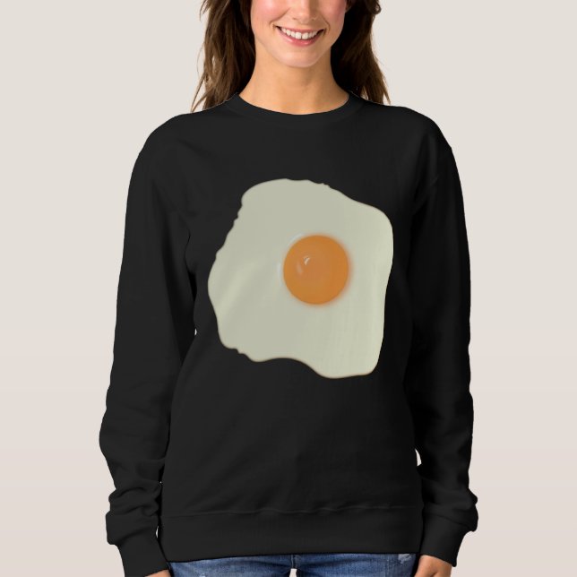 Sweatshirt Egg Omelette Costume  Halloween (Devant)