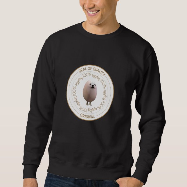 Sweatshirt Eggdog Seal 100 Eggdog (Devant)
