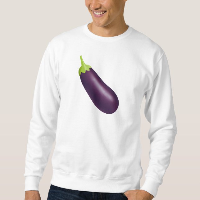 Sweatshirt Eggplant Emoji (Devant)