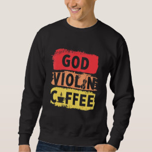 Sweatshirt Église violoniste chrétienne Culte violon Joueur 1