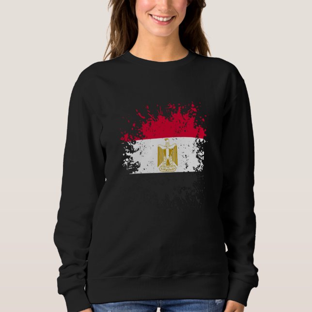 Sweatshirt Egypt flag of egypt Egyptian Egypt flag  1 (Devant)