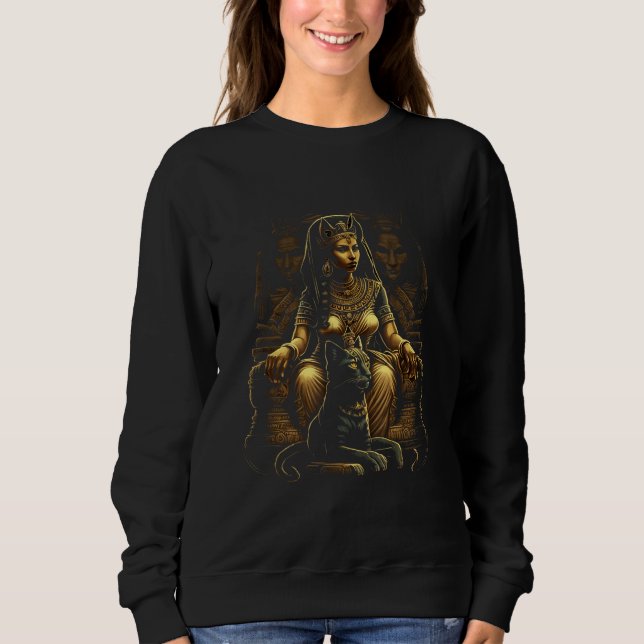 Sweatshirt Egypt Mythology Ancient Egypt Cleopatra Queen Egyp (Devant)