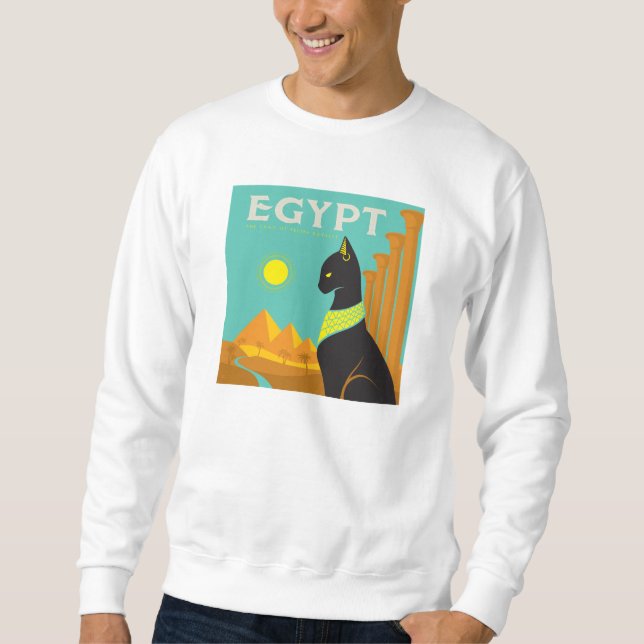 Sweatshirt Égypte | Terre du Pourcentage Feline (Devant)