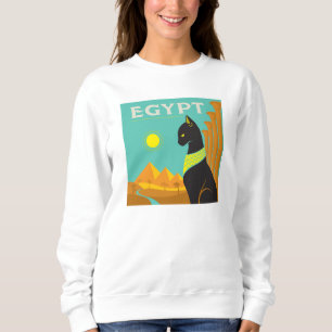 Sweatshirt Égypte Terre du Pourcentage Feline