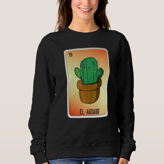 Sweatshirt EL Aguado Mexican Slang Lottery Bingo Cards   (Devant)