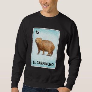 Sweatshirt El Carpincho Mexicaine Capybara Cartes 1