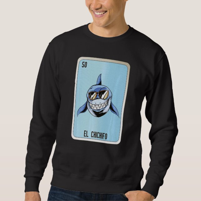 Sweatshirt El Chichifo Mexican Slang Lottery Bingo Cards  1 (Devant)